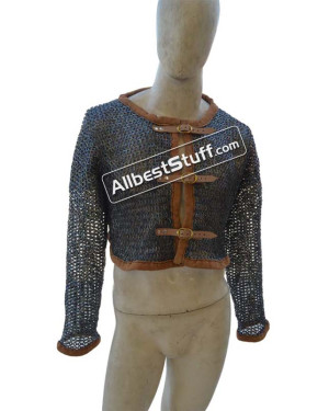 Titanium Chain Mail Half Shirt 3 Buckle